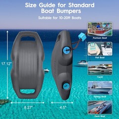 Awemufa Eva Boat Fenders Easy To Install Bumper For Docking Ideal Fender For