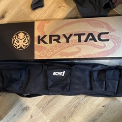 KRYTAC Trident MK II AEG Airsoft Rifle w/ Case, Manual & 4 Magazines and BBS
