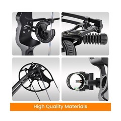 Compound Bow Package for Adults and Teens, 0-70 Lbs Draw Weight,23.5″-31″ Dra…