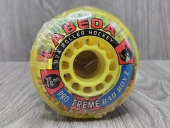 Labeda 82A Roller Hockey 76 mm yellow wheels pro treme bad boyz