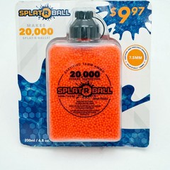 Lot of 5 Splat-R-Ball Orange Ammo 7.5mm- New (100,000 rounds total)