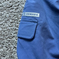 Armada Women’s Ski Snowboard Pants Medium M Blue Cargo Pockets Vented Snow
