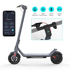 LEQISMART A6L MAX E-Scooter 10″ 500W Motor 25km/h 31 Miles Long Range Adult