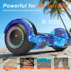 Hoverboard Electric for Kids Bluetooth Self-Balancing Scooter LED Light UL 2272
