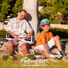 Commugo Off Road 6.5″ Hoverboard Scooter 8.5 Mph Self-Balancing Scooter 300W*2