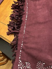 Burgundy Western Outfit – Hobby Horse Jacket- Custom Crystal Chaps- Animal Print