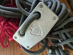 Climbing/Hunting Rope with camo padded backpack And Heavy Duty Clasp And More
