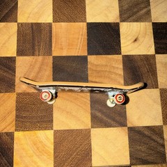 Tech Deck Zero Black And White Paint Splash Skateboard