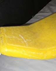 Roller Derby Skateboard 77K Deck Factory Wheels & Trucks Yellow 23 In.