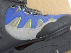 K2 Ascent Roller Blades Women’s US 7.0 Inline Skates blue gray Softboot Lace