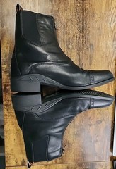 Ariat Heritage IV Zip Paddock Oxford Toe Mens Black Ankle Boot Size 10D VGUC