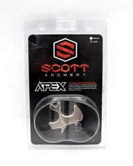 Scott Archery Apex (8010-SR-L) Thumb Trigger Release – Large – Silver – New!
