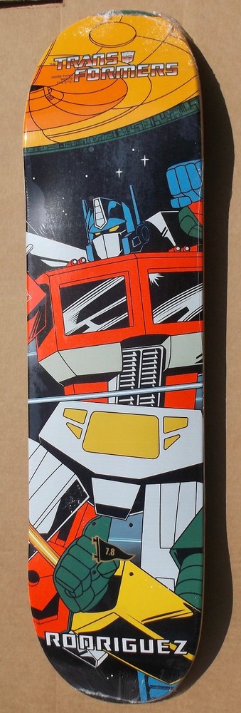 2016 PRIMITIVE X TRANSFORMERS PAUL RODRIGUEZ «OPTIMUS PRIME» SKATEBOARD DECK