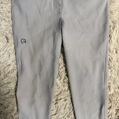 Women’s Size IT42 Grey Ego7 Full Seat Horseback Riding Breeches