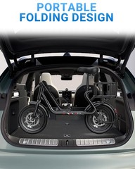 Electric Scooter with Seat, 14″ E-Scooter with 36V 7.8AH Battery, 350W Motor