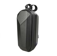 Black E Scooter Handlebar Bag – Secure – Waterproof – Hard Shell