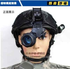Airsoft PVS18 NVG Night-vision Goggles virtual Model + Metal Helmet Mount