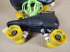 Vtg Labeda SP204 Roller Speed Skates Sz 6 Leather Quad Cruiser Pacer Derby