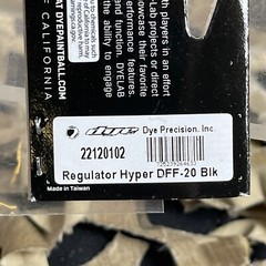 NEW Dye DFF-20 Hyper Inline Regulator – Polished Black