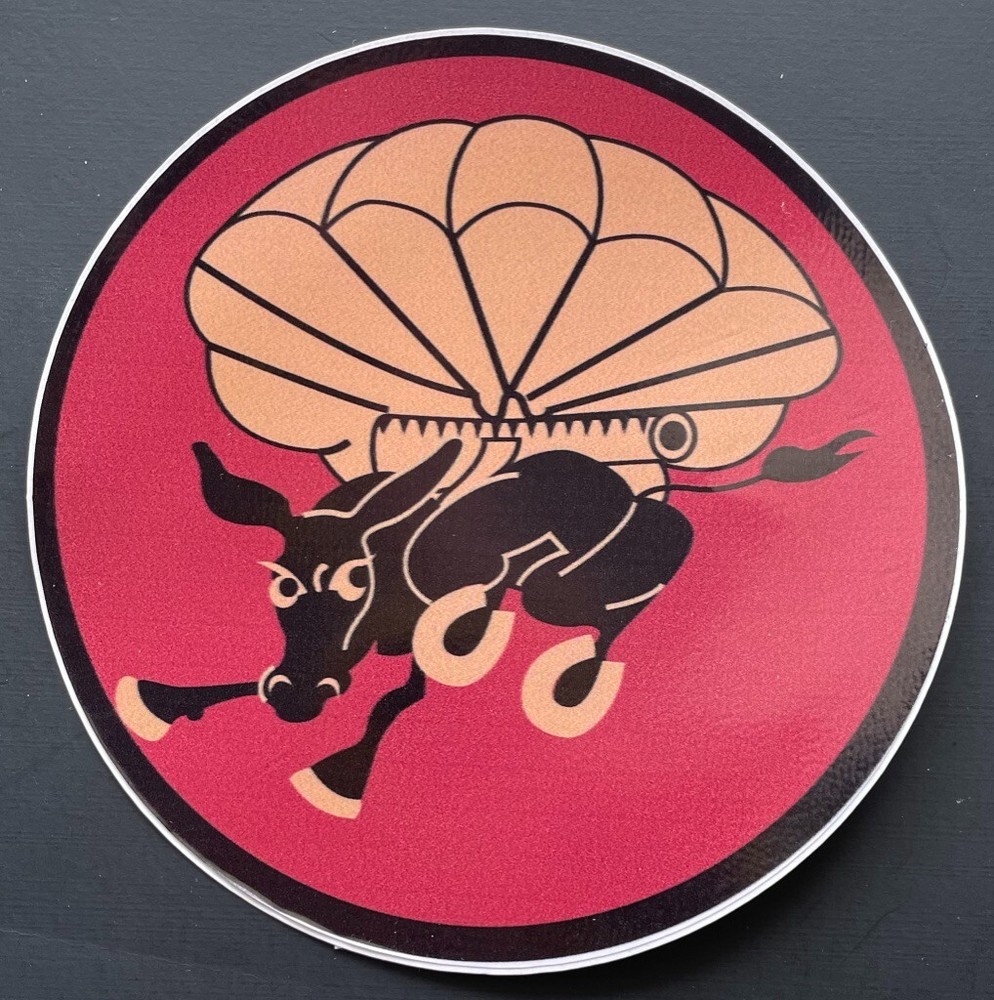 US Army 460th Parachute Field Artillery Battalion Sticker Waterproof D1046