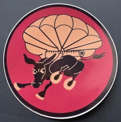 US Army 460th Parachute Field Artillery Battalion Sticker Waterproof D1046
