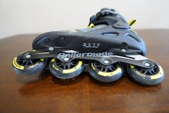 Rollerblade Macroblade 80 Men’s Fitness Inline Skates – Black/Lime, Size 10