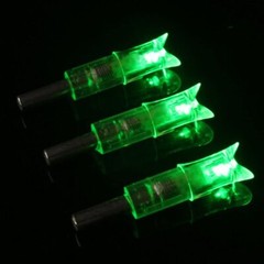 6PCS LED Lighted Nocks for Crossbow With .300/7.62mm Inside Diameter Nocks Arrow