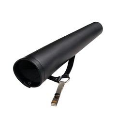 SAS Leather Tube Hip Quiver Arrow Holder with Belt Clip Black