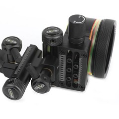 Compound Bow Sight 5 Pin 0.019″ Archery 4X 6X 8X Lens Micro Adjustable Hunting