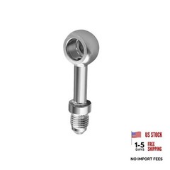 3AN Male to 10mm 3/8″ Banjo Stainless Steel Brake Hose Fitting 3AN-Straight