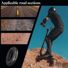 1PZ 10×2.125 Solid Tire Front or Rear Honeycomb Tires Replacement for Xiaomi …