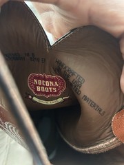 Nocona Boots NL1103 Brown Leather Western Cowboy Boots Men’s US 10