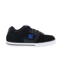 DC Pure 300660-XKKB Mens Black Nubuck Lace Up Skate Inspired Sneakers Shoes