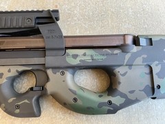 EMG KRYTAC FN Herstal P90 Airsoft AEG Training Rifle w/ Custom Cerakote BLK CAMO