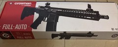 Crosman Full Auto R1 CO2-Powered BB Air Rifle, 25rd, 430FPS, Black – CFAR1B