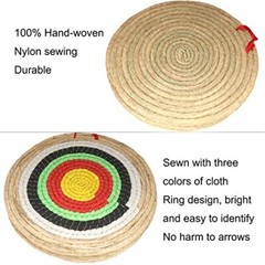 DOSTYLE Traditional Three Layer Solid Straw Round Archery Bow Targets Hunting