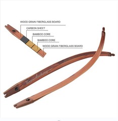 25-60lbs 62» Takedown ILF Recurve Bow Wooden Color Limbs Archery Competition US
