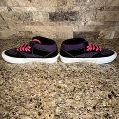 VANS Men’s Half Cab Lace-Up Skate Shoes Black, US 7 Medium (D/M)