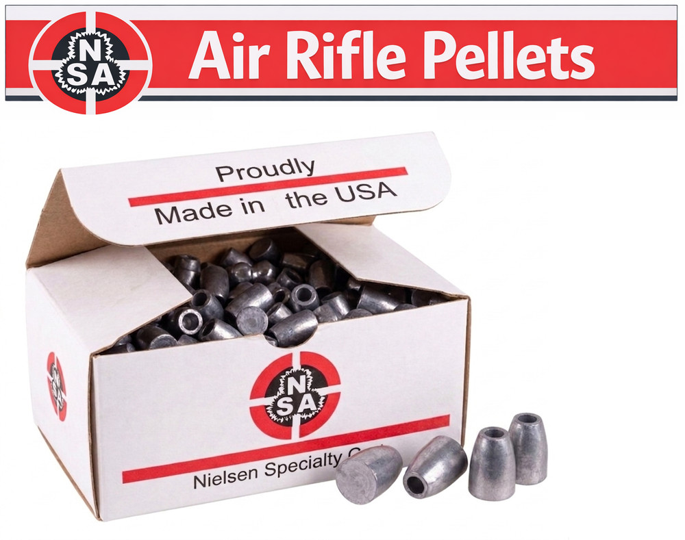 NSA Slug HP 250 Count HOLLOW POINT 5.5mm .217 / .22 Caliber 25gr Airgun Pellets