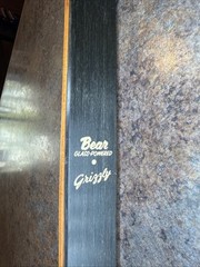 Vintage Bear Glass Powered Grizzly Recurve Archery Bow GC281 62″ 51#