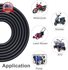 10 Feet 3/16″ ID Fuel Line for Small Engines ATV Mini Bike Mowing Machine