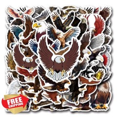 55PCS Eagle Sticker Cool Animal Stickers for Kids Teens Adults, Kechup Cartoo…