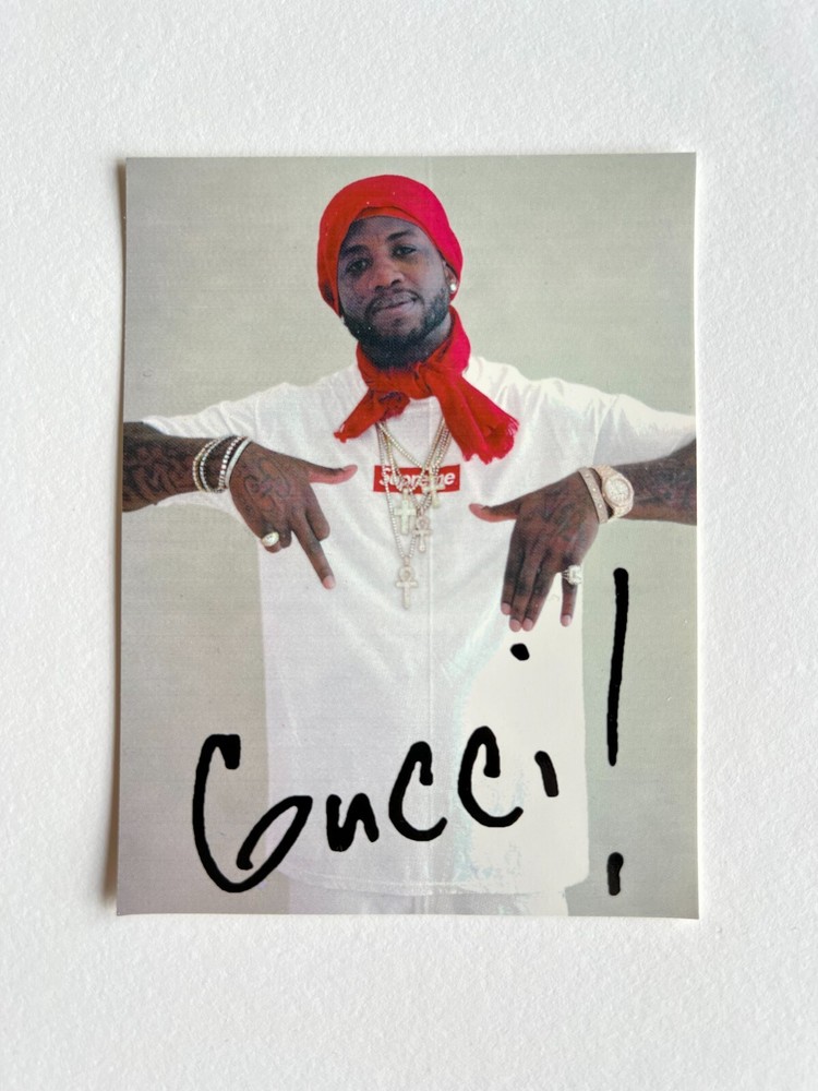Supreme Gucci Mane Sticker 100% Authentic FW16 Season