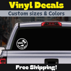Vans «Off The Wall» Vinyl Decal Sticker – Surfboards, SexWax, Skateboarding, BMX