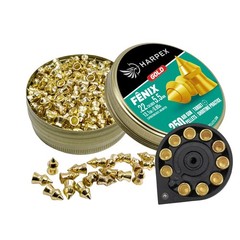 Harpex Fenix Gold .22 (5.5mm) Cal Airgun pellets – Lead Pointed high precision