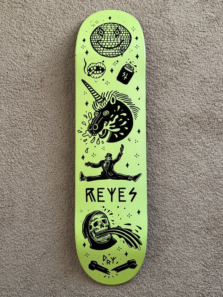 Ryan Reyes TANKED Creature Skateboards glow in the dark sketchy tank used