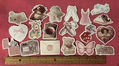 LOT OF 50 PCS Vintage Coquette Stickers Ballet Graffiti Victorian retro antique