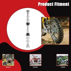 Rear Wheel Axle Bolt with Lock Nut Kit Replacement for Razor MX500 MX650