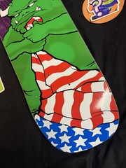 RARE SIGNED Natas Kaupas Patriot 101 Skateboard Deck World R7 Prime AUTOGRAPHED