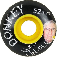 52mm Skateboard Wheels Donkey Super Slim Yellow (Set of 4) 52mm x 27mm 99A